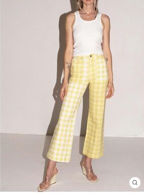 Rachel Antonoff citrus Mike pant